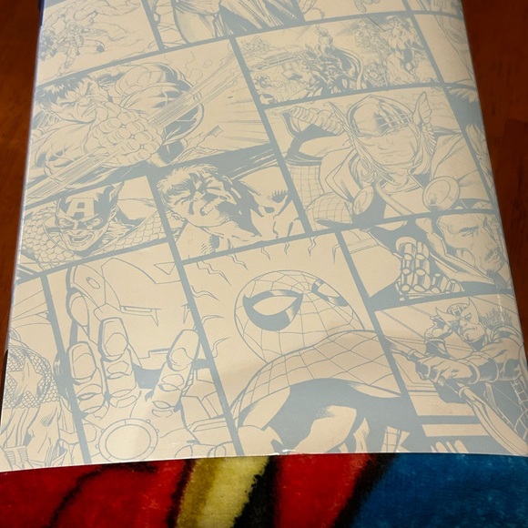 Marvel Superhero Throw Blanket - 46x60 Inch, 100% Polyester, Original Wrap - Picture 6 of 8